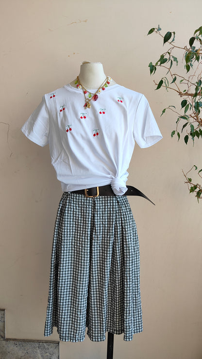 Gonna Pantalone Vichy Romance