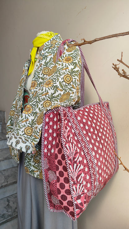 Borsa Trapuntata in Cotone – Maxi