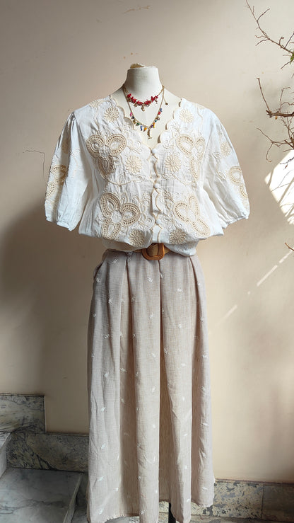 Blusa Ricamo Fleur