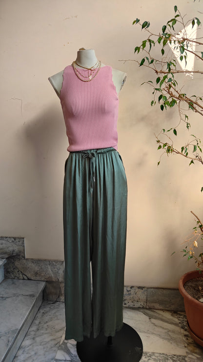 Pantaloni satin